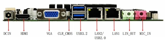 VGA HDMI LVDS EDP Mini ITX Thin Motherboard Intel IOTG Elkhart Lake J6412 CPU
