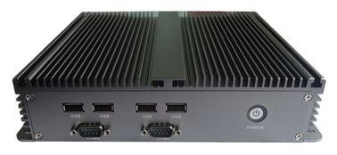 All Aluminum Embedded Industrial PC / Industrial Box PC 2LAN 6COM 6USB