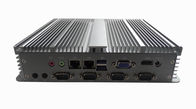 MIS-ITX06 All Aluminum Embedded Industrial PC / Industrial Pc Case Double Network 6 Series 6USB