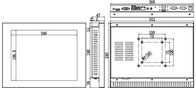 TPC-1201T 12.1&quot; Industrial  Touch Panel Computer Intel J1900