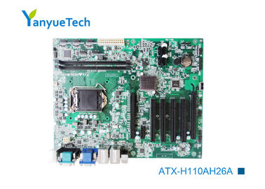 ATX-H110AH26A Industrial ATX Motherboard / ATX Motherboard Intel@ PCH H110 Chip 2 LAN 6 COM 10 USB 7 Slot 4 PCI