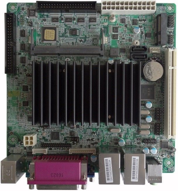 ITX-J1800DL288 8 RS232 Mini ITX Motherboard / Intel Mini Itx Board Soldered On board Intel J1800 CPU