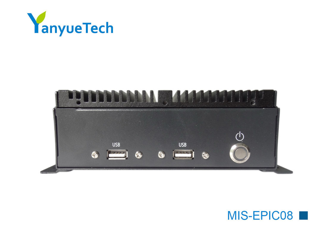 MIS-EPIC08 Fanless Box PC  Board Stick 3855U Or J1900 Series CPU Double Network 2 Series 4 USB