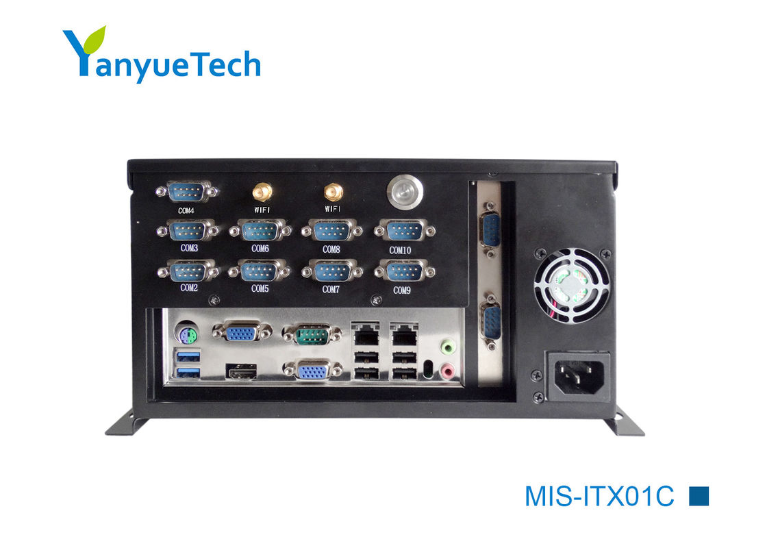 MIS-ITX01 Industrial Embedded Computer 1 PCI Or PCIE Extension Supporting I3 I5 I7 CPU Multiple Serial Ports