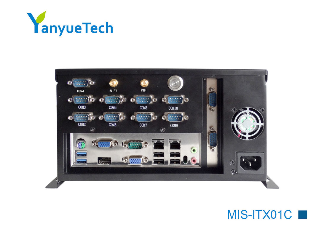 Embedded Industrial PC 1 PCI Or PCIE Extension I3 I5 I7 CPU Multiple Serial Ports