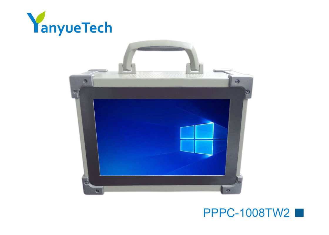 Pppc-1008tw2 Portable Industrial PC 10.1&quot; Wide Screen Capacitive Touch 1 PCIE Extension
