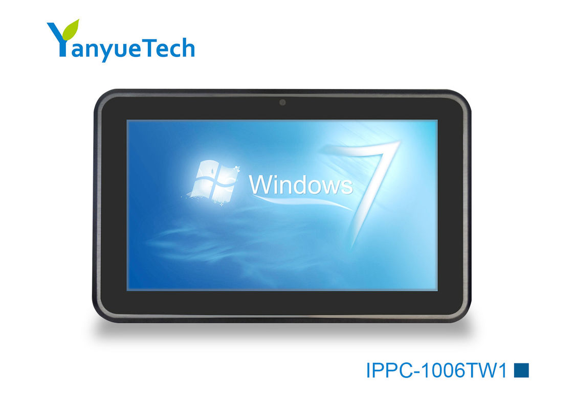 10.1&quot; Panel PC , capacitive touch screen ,  industrial touch panel PC computer , J1900 , 2LAN , 6COM , IPPC-1206TW1