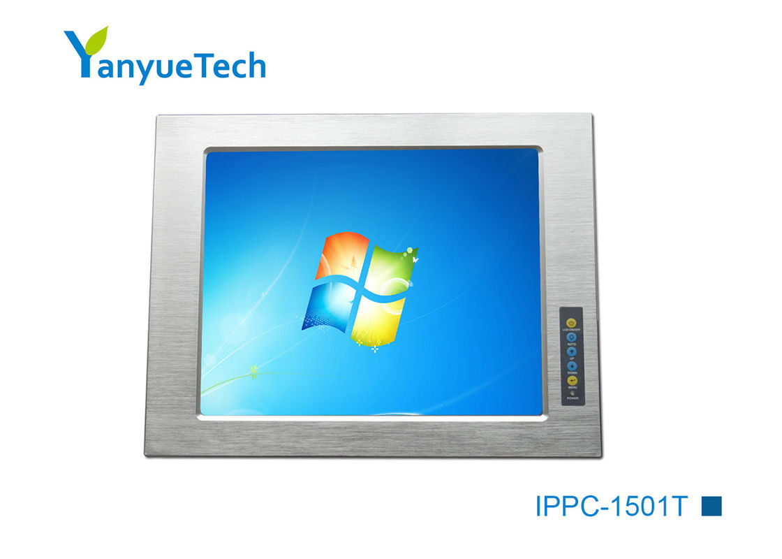 IPPC-1501T 15&quot; Industrial Touch Panel PC 1 Extended Slot Support I3 I5 I7 Desktop CPU