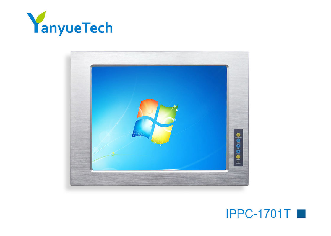 IPPC-1701T 17&quot;  Industrial PC Touch Screen Monitor 1 Extended Slot Support I3 I5 I7 Desktop CPU