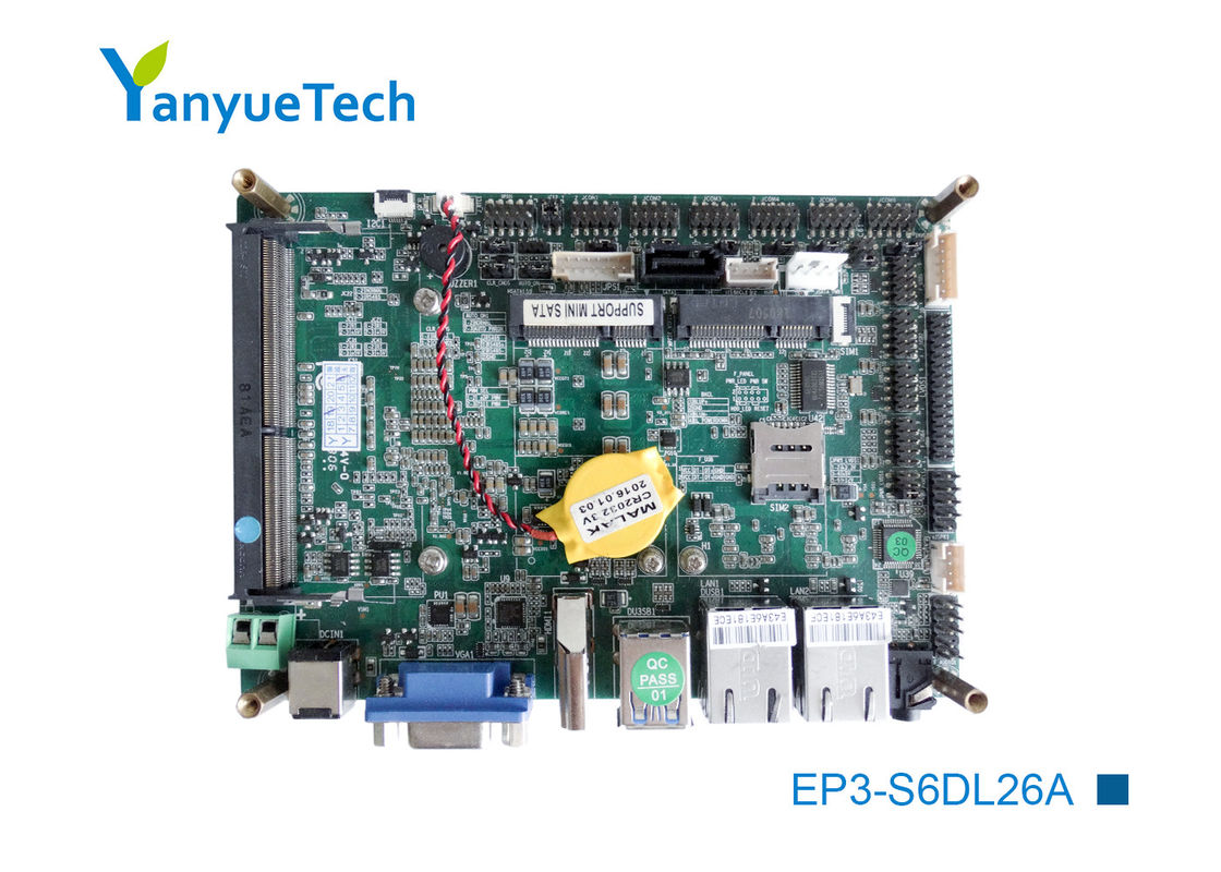 EP3-S6DL26A​ Single Board Computer Intel Cpu Soldered On Board Intel® Skylake U Series I3 I5 I7 CPU