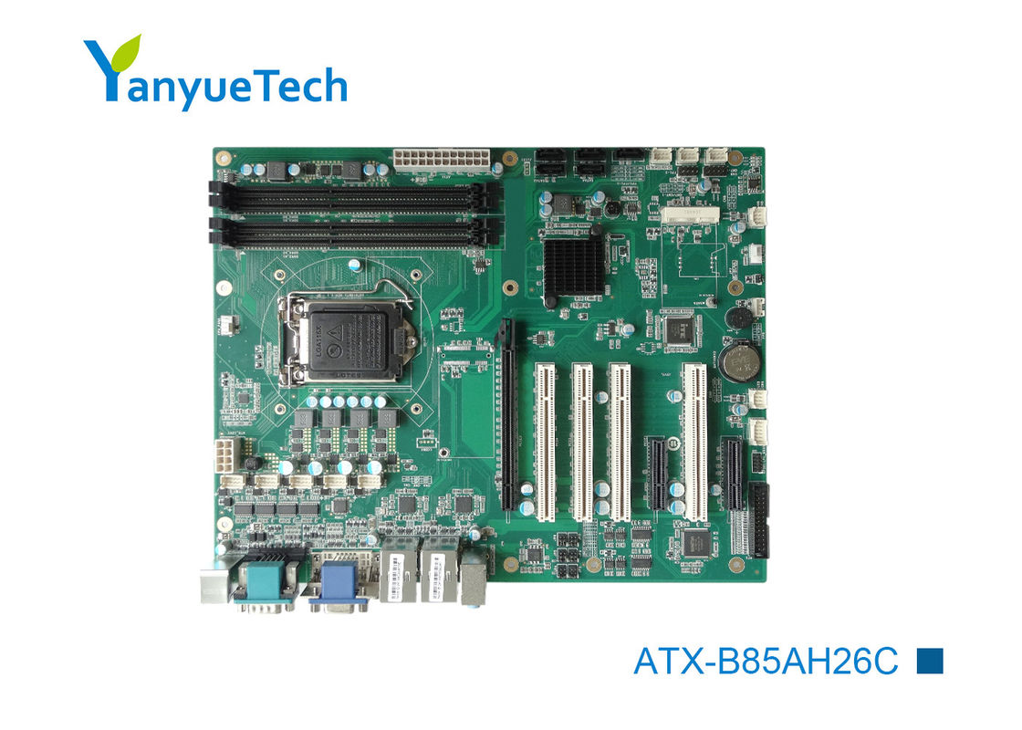 ATX-B85AH26C PCH B85 Industrial ATX Motherboard 2 LAN 6 COM 12 USB 7 Slot 4 PCI MSATA