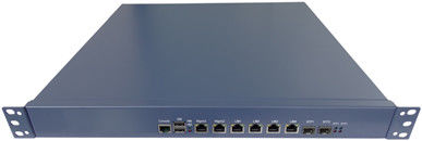 NSP-1966-2F Network Firewall Hardware / Firewall Hardware Device 1U 6LAN IPC 6 Intel Giga LAN 2 Giga SFP